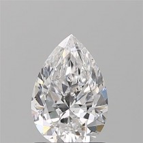 0.92 Carat D-SI2 Pear Shaped Natural Diamond