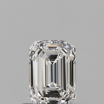 0.55 Carat G-VVS1 Emerald Cut Natural Diamond
