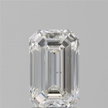 1.51 Carat G-SI1 Emerald Cut Natural Diamond