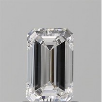 0.74 Carat D-VS1 Emerald Cut Natural Diamond