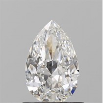 0.76 Carat F-IF Pear Shaped Natural Diamond 0.76 Carat F-IF Pear Shaped Natural Diamond