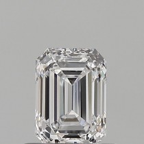 0.61 Carat D-VS1 Emerald Cut Natural Diamond