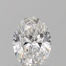 0.71 Carat F-SI1 Oval Natural Diamond