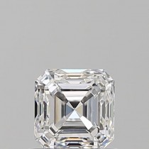 0.71 Carat D-VS1 Asscher Cut Natural Diamond