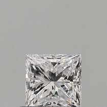 0.60 Carat D-VS1 Princess Cut Natural Diamond