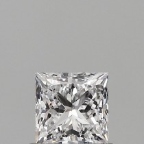 0.60 Carat D-VS1 Princess Cut Natural Diamond