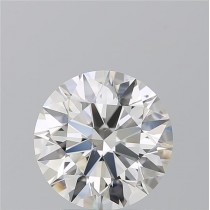 3.23 Carat H-SI1 Round Natural Diamond 3.23 Carat H-SI1 Round Natural Diamond