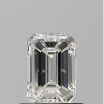 0.81 Carat G-SI2 Emerald Cut Natural Diamond