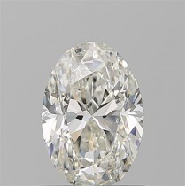 0.90 Carat I-SI1 Oval Natural Diamond
