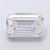 Lab Created 6.08 Carat F-VVS2 Emerald Cut Diamond