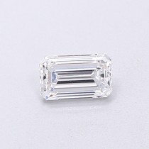 Lab Created 0.40 Carat D-VVS2 Emerald Cut Diamond Lab Created 0.40 Carat D-VVS2 Emerald Cut Diamond