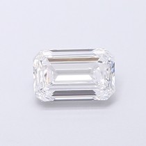 Lab Created 0.58 Carat D-VS1 Emerald Cut Diamond Lab Created 0.58 Carat D-VS1 Emerald Cut Diamond