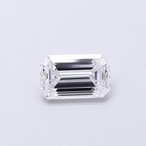 Lab Created 0.37 Carat D-VS1 Emerald Cut Diamond Lab Created 0.37 Carat D-VS1 Emerald Cut Diamond