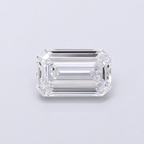 Lab Created 0.44 Carat D-VVS2 Emerald Cut Diamond Lab Created 0.44 Carat D-VVS2 Emerald Cut Diamond