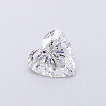 Lab Created 0.39 Carat E-VS1 Heart Shaped Diamond