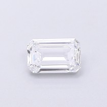 Lab Created 0.41 Carat D-VS2 Emerald Cut Diamond Lab Created 0.41 Carat D-VS2 Emerald Cut Diamond