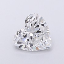 Lab Created 1.60 Carat D-VS1 Heart Shaped Diamond