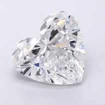 Lab Created 3.04 Carat D-VS1 Heart Shaped Diamond