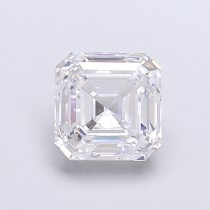 Lab Created 1.77 Carat D-VVS2 Asscher Cut Diamond