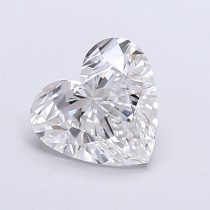 Lab Created 1.71 Carat D-VVS2 Heart Shaped Diamond