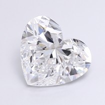 Lab Created 3.00 Carat D-VS1 Heart Shaped Diamond