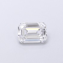 Lab Created 0.39 Carat D-VVS2 Emerald Cut Diamond Lab Created 0.39 Carat D-VVS2 Emerald Cut Diamond