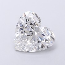 Lab Created 2.25 Carat D-VS1 Heart Shaped Diamond