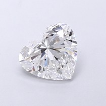 Lab Created 1.00 Carat D-VVS2 Heart Shaped Diamond