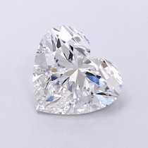 Lab Created 1.01 Carat D-VVS2 Heart Shaped Diamond