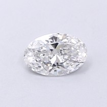 Lab Created 0.29 Carat D-VVS2 Oval Diamond