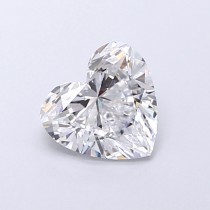 Lab Created 1.21 Carat D-VS2 Heart Shaped Diamond