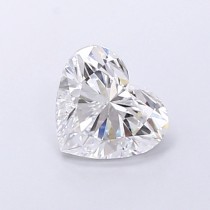 Lab Created 1.51 Carat D-VVS2 Heart Shaped Diamond