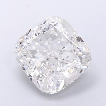 Lab Created 3.36 Carat E-VVS2 Cushion Cut Diamond