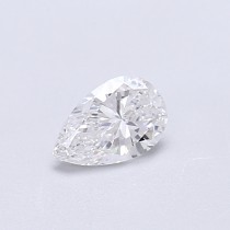 Lab Created 0.42 Carat D-VS1 Pear Shaped Diamond