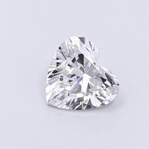 Lab Created 0.48 Carat D-VS1 Heart Shaped Diamond