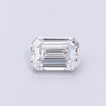 Lab Created 0.36 Carat D-VVS2 Emerald Cut Diamond