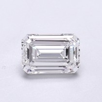 Lab Created 0.28 Carat D-VS1 Emerald Cut Diamond