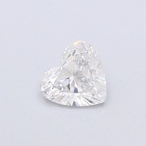 Lab Created 0.38 Carat D-VVS2 Heart Shaped Diamond