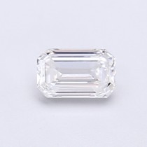 Lab Created 0.46 Carat E-VVS2 Emerald Cut Diamond