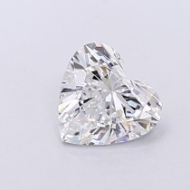 Lab Created 0.99 Carat D-VVS2 Heart Shaped Diamond