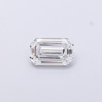 Lab Created 0.38 Carat D-VVS1 Emerald Cut Diamond