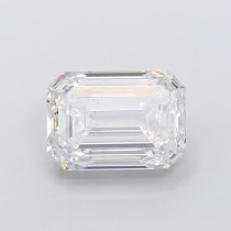 Lab Created 2.65 Carat F-SI1 Emerald Cut Diamond