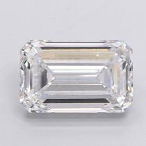 Lab Created 3.32 Carat E-SI1 Emerald Cut Diamond Certified By IGI