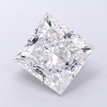 Lab Created 2.08 Carat D-VVS2 Princess Cut Diamond