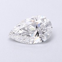 Lab Created 0.50 Carat D-VS1 Pear Shaped Diamond