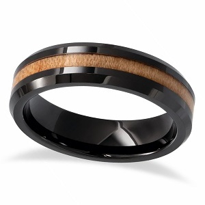 Mens Ceramic Wedding Bands