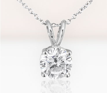 Diamond Solitaire Pendants