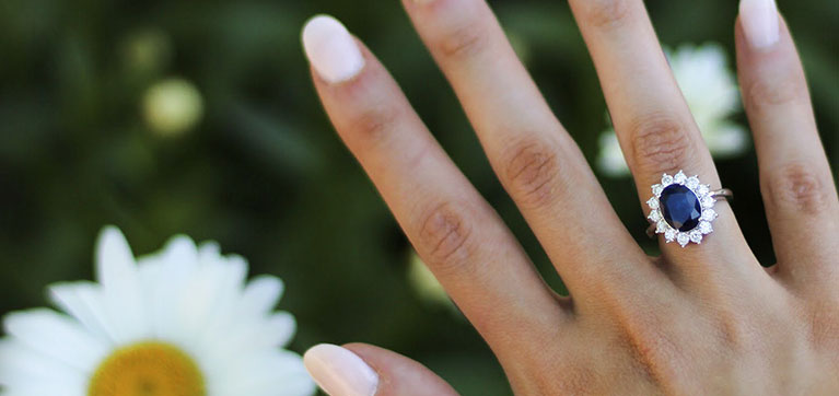 Gemstone Engagement Rings