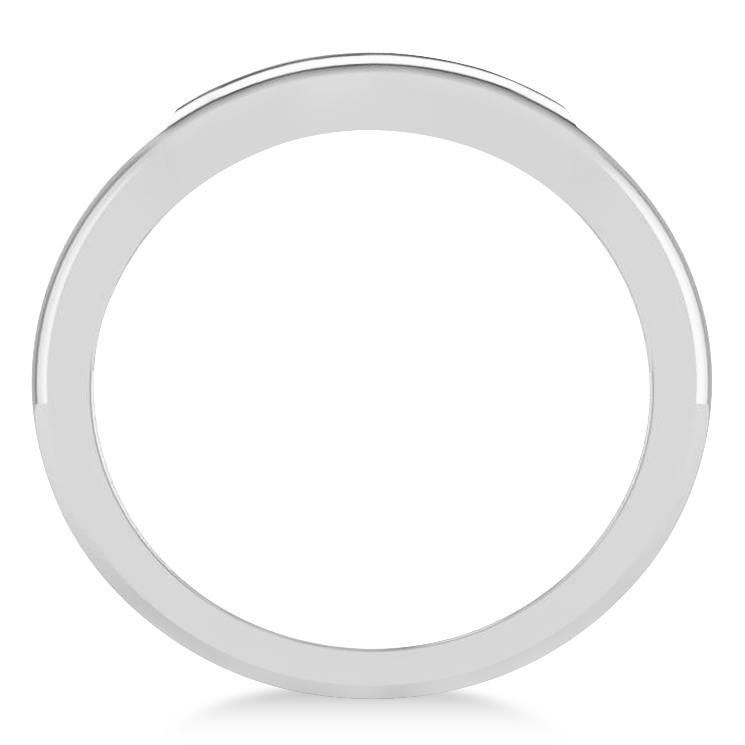 Ankh Egyptian Cross Ring 14K White Gold