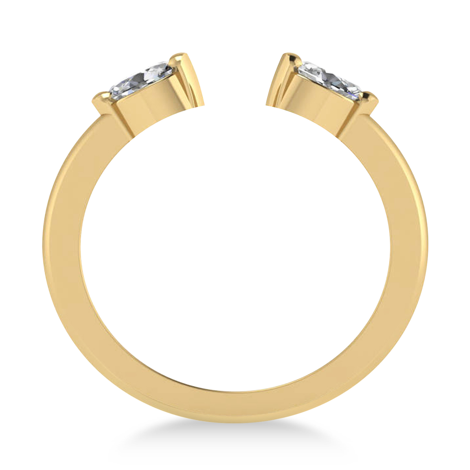 Diamond Open Concept Ring/Band 14k Yellow Gold (0.40ct)